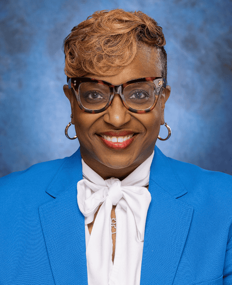 Damara Hightower Mitchell, Ed.D., at EPI Center promoting educational excellence.
