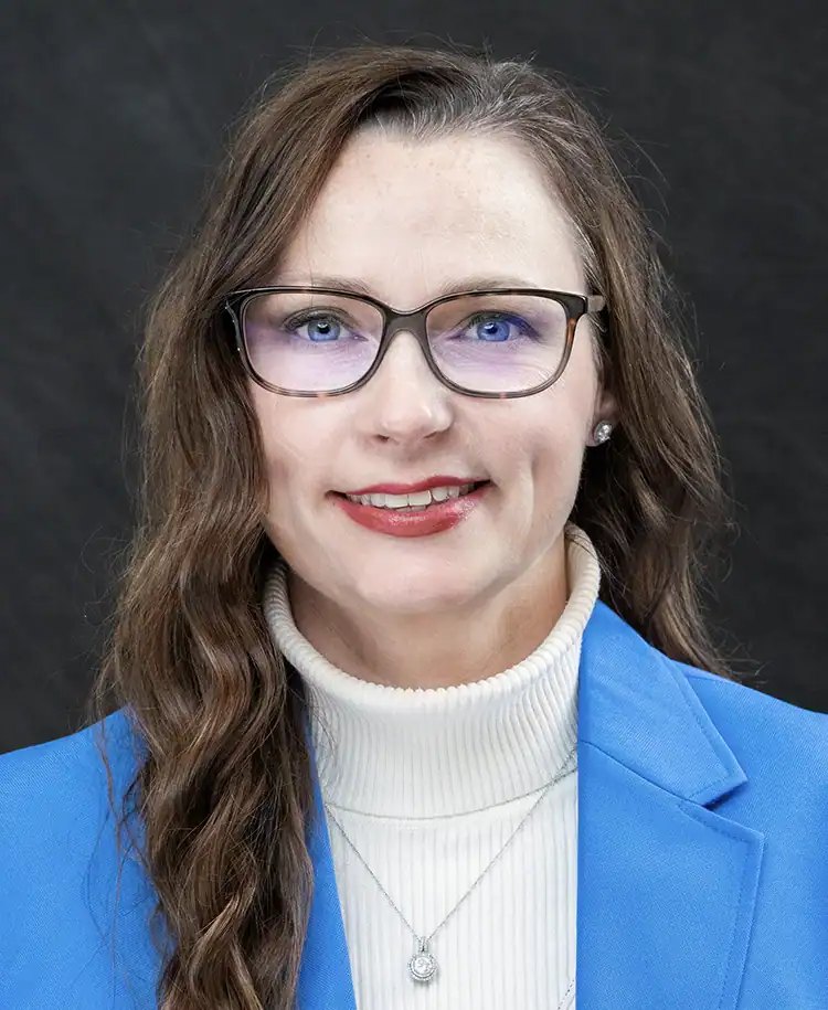 Portrait of Shelly Meyers, Ed.D., at EPI Center for educational leadership.